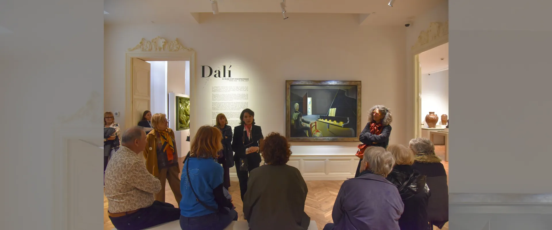 Les salons du musée autour de Dali au musée d'art Hyacinthe Rigaud
