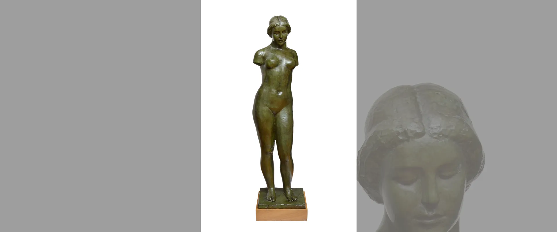 Aristide Maillol, Harmonie, 1er état, 1940-1944, Bronze, 155 x 45 x 37 cm Collection galerie Dina Vierny, Paris. Photo Jean-Louis Losi