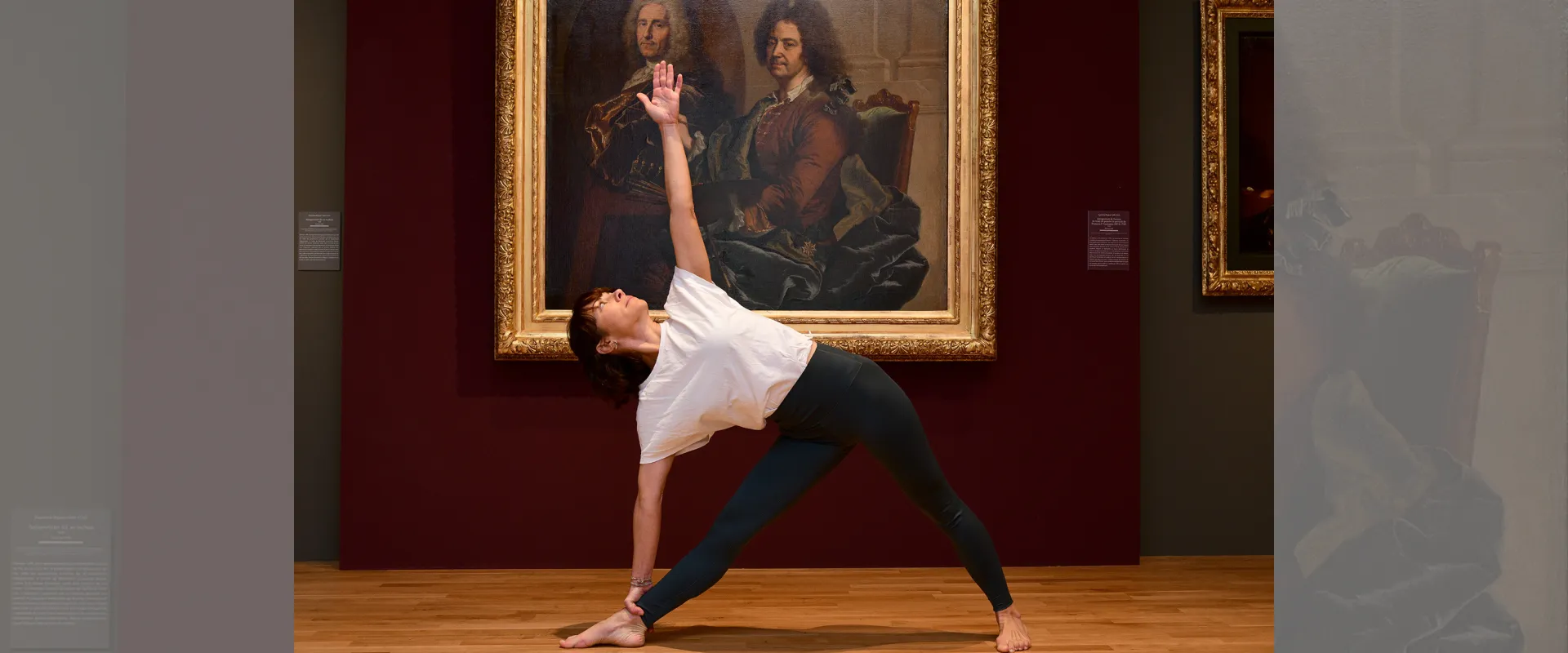 Yoga au musée d'art Hyacinthe Rigaud