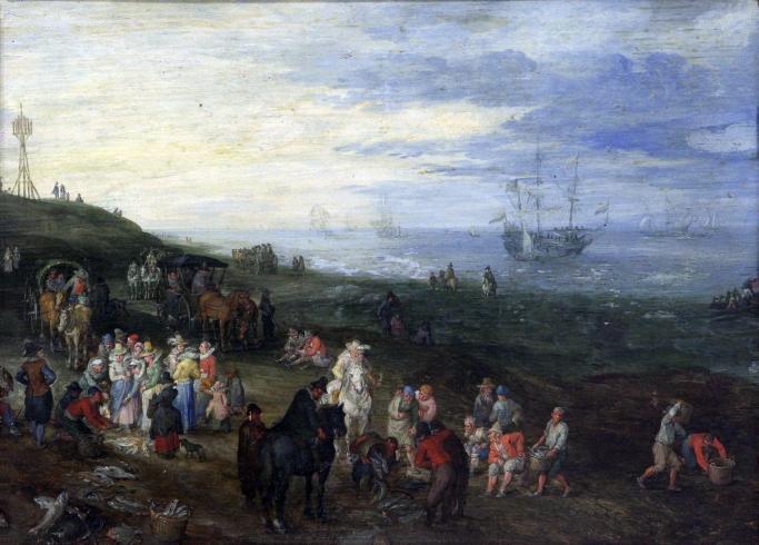 Retour de pêche, Jan I Brueghel dit de Velours