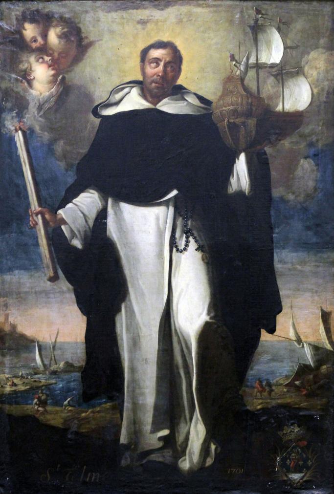 Saint Elme, protecteur du commerce maritime - Antoine Guerra, dit le jeune