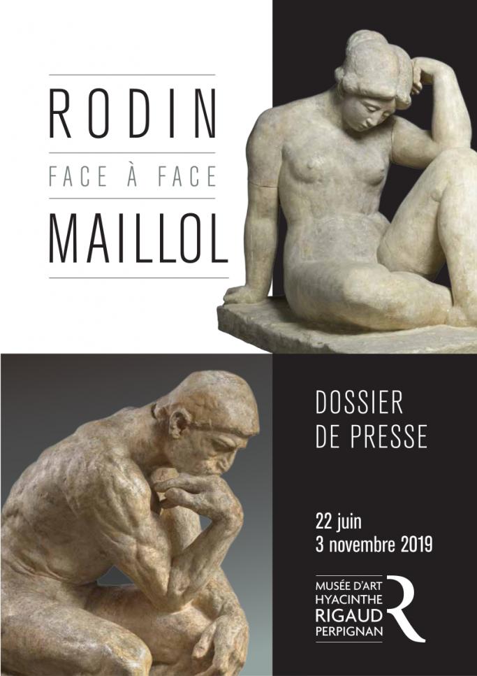 Page de garde - Dossier de Presse Rodin-Maillol Face à Face