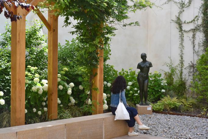 Jardin du musée d'art Hyacinthe Rigaud, L'Eté sans bras - Aristide Maillol