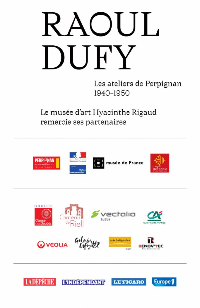Remerciements mécènes Raoul Dufy