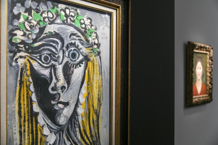 Vue de l'exposition Maillol-Picasso. défier l'Idéal classique © Succession Picasso 2025