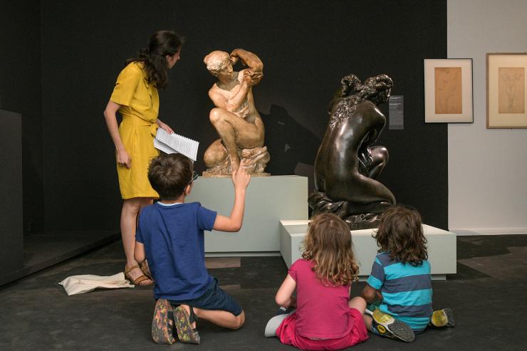 Visite guidée Famille, Guino-Renoir, la couleur de la sculpture