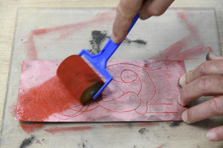 Atelier Initiation à la gravure au musée d'art Hyacinthe Rigaud