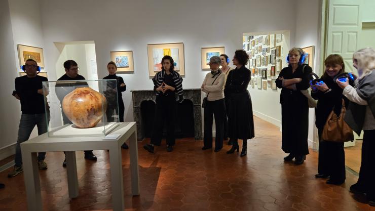 Visite guidée adulte au musée d'art Hyacinthe Rigaud- Couleurs en mouvement dans l'art