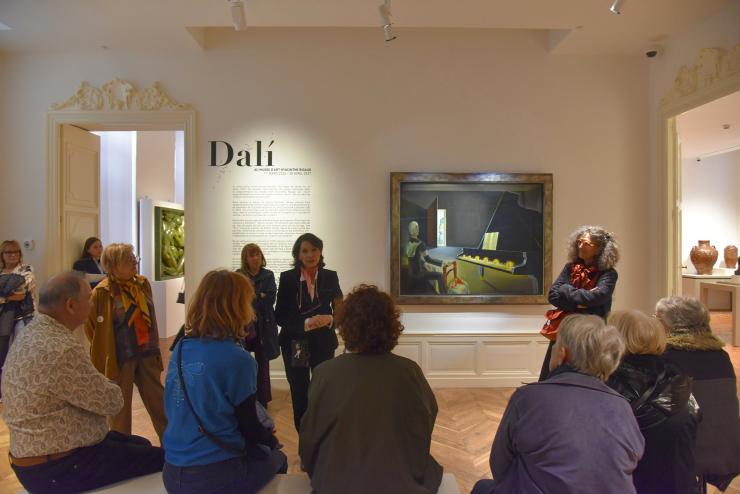 Les salons du musée autour de Dali au musée d'art Hyacinthe Rigaud