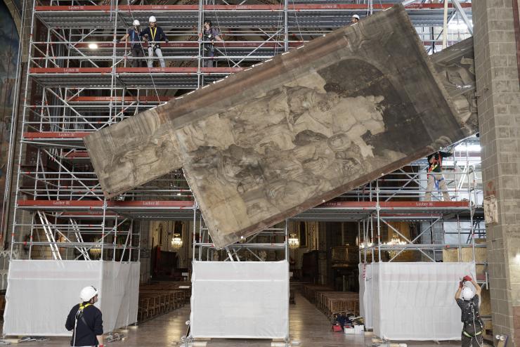 Les volets d'orgues de la cathédrale de Perpignan © Dinh Thi Tien / DRAC Occitanie