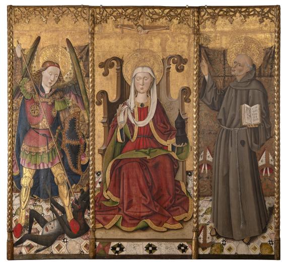 Maître des Florida, Triptyque de Spiridon, 1450-1475, Musée d'art Hyacinthe Rigaud - Perpignan