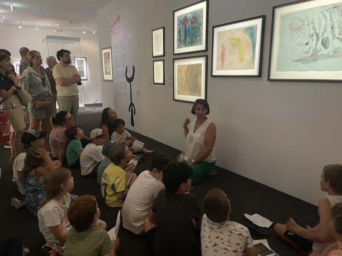 Visite guidée famille de l'exposition Joan Miró. Majorque, l'atelier des rêves