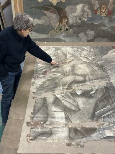 Conférence sur les volets du Grand Orgue de la cathédrale de Perpignan