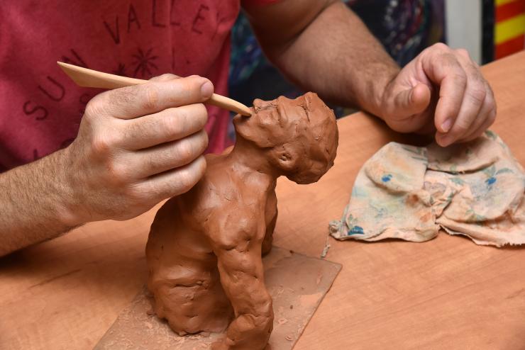 Atelier musée Rigaud - De la peinture à la sculpture