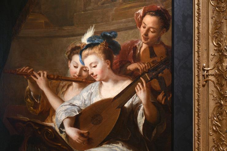 Détail de l'Accord Parfait, Jean-François de Troy
