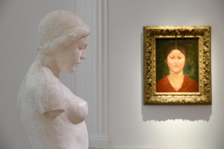 Salle Maillol - Espace exposition permanente du musée d'art Hyacinthe Rigaud