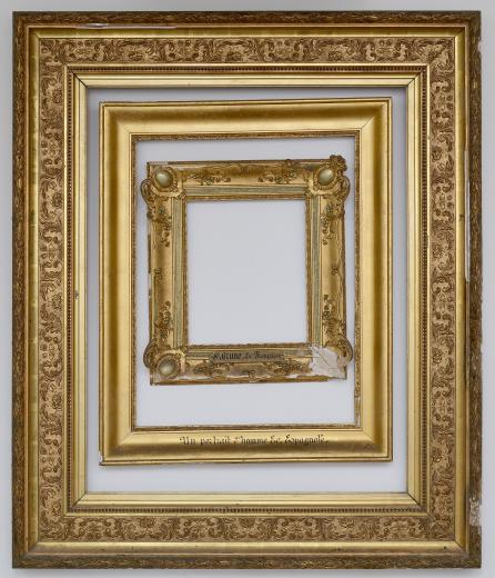 Cadres vides pour la visite surprise du mois d'avril au musée d'art Hyacinthe Rigaud