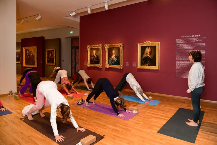 Yog'art pour les parents... dans les salles du musée, dessins pour les enfants - Musée d'art Hyacinthe Rigaud