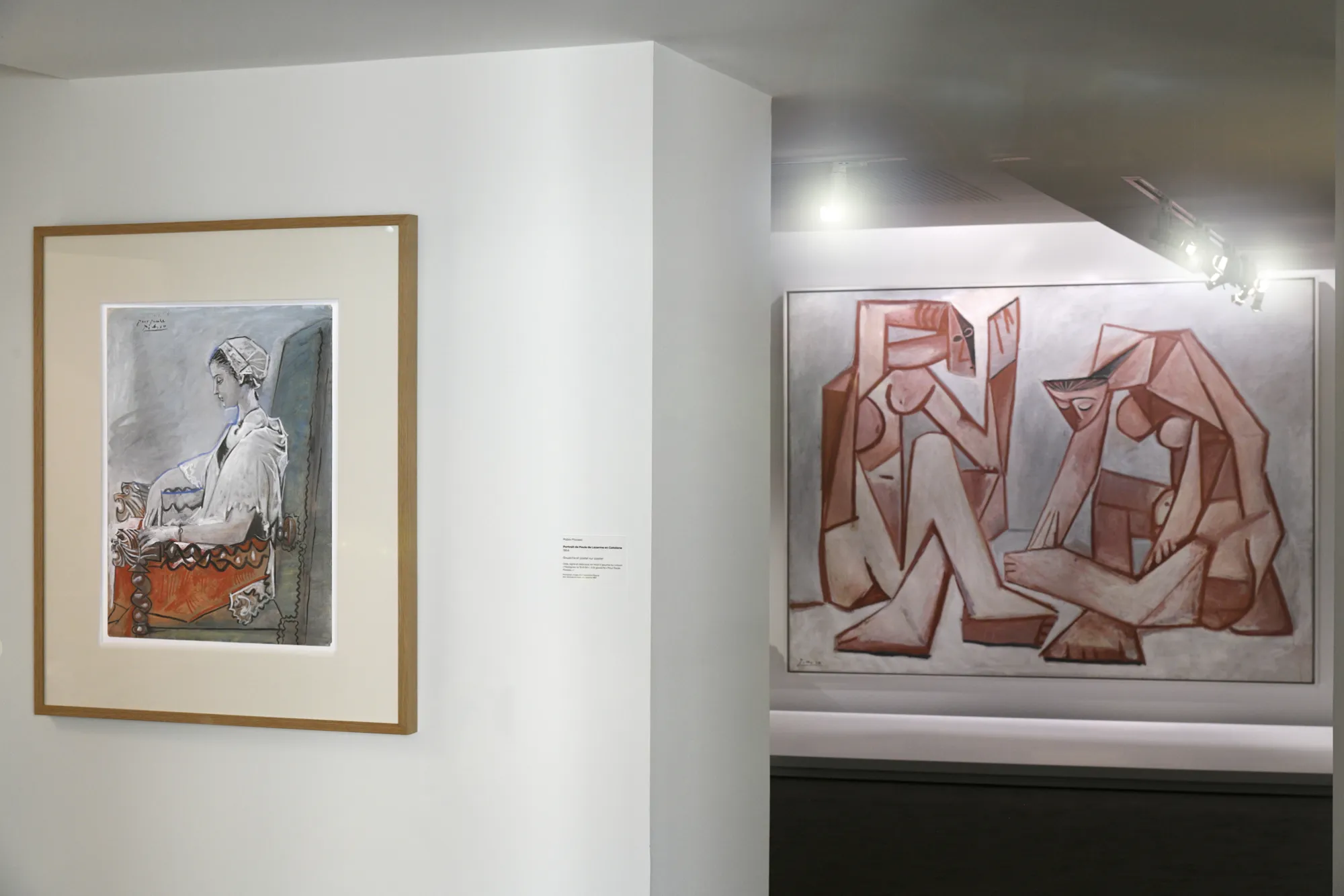 Vue de l'exposition Maillol-Picasso. Défier l'Idéal classique © Succession Picasso 2025