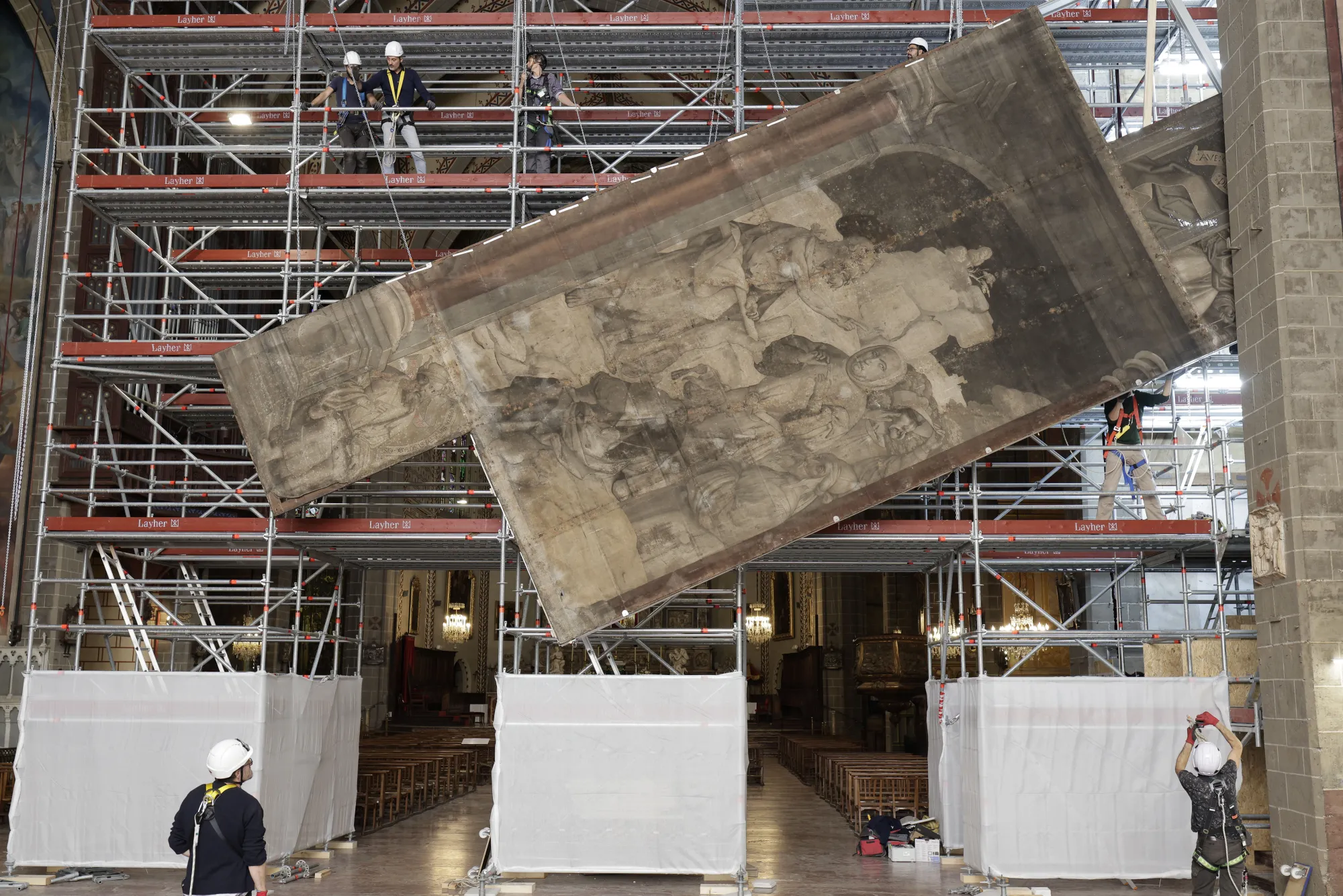 Les volets d'orgues de la cathédrale de Perpignan © Dinh Thi Tien / DRAC Occitanie