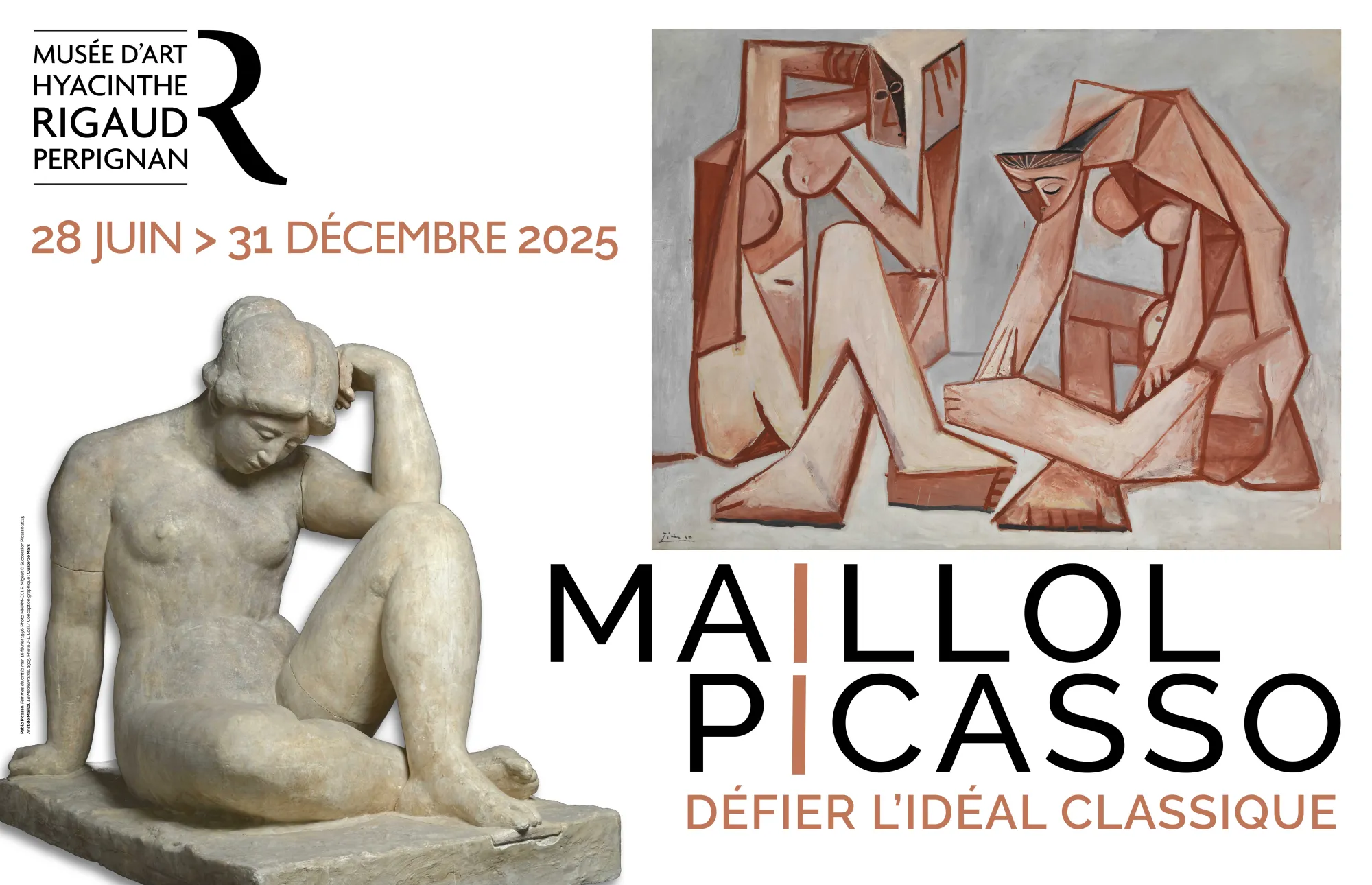 Exposition Maillol-Picasso, Défier l'Idéal classique - Musée d'art Hyacinthe Rigaud - Perpignan