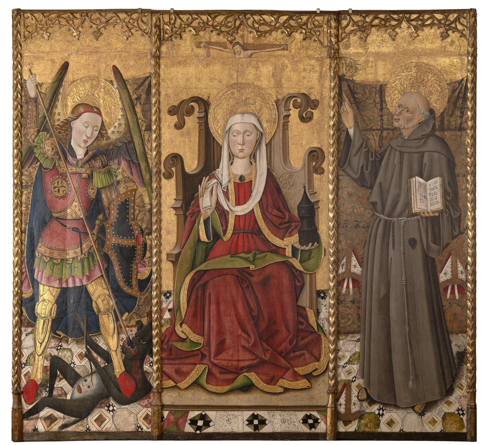 Maître des Florida, Triptyque de Spiridon, 1450-1475, Musée d'art Hyacinthe Rigaud - Perpignan