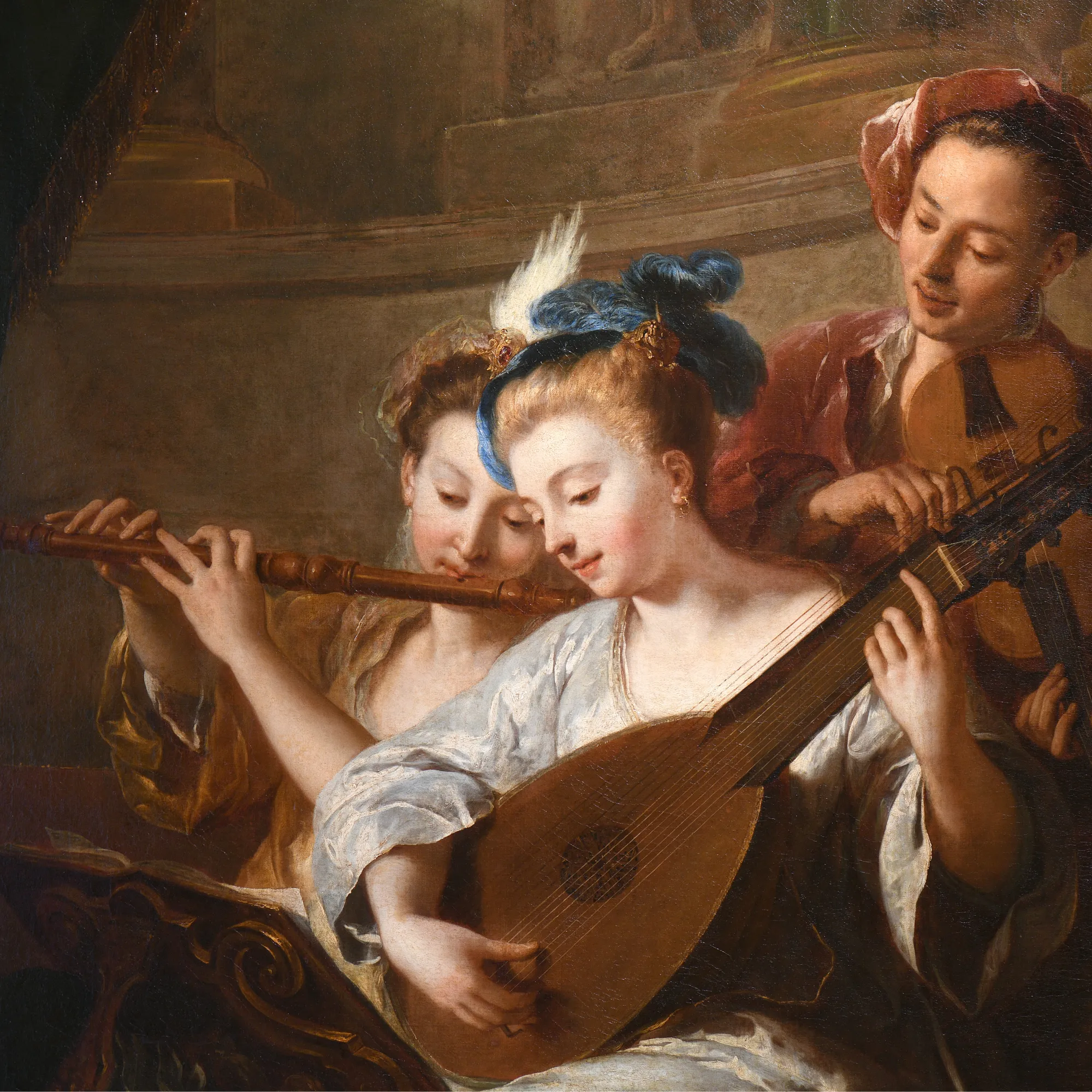 L'accord parfait, Jean-François de Troy, musée d'art Hyacinthe Rigaud